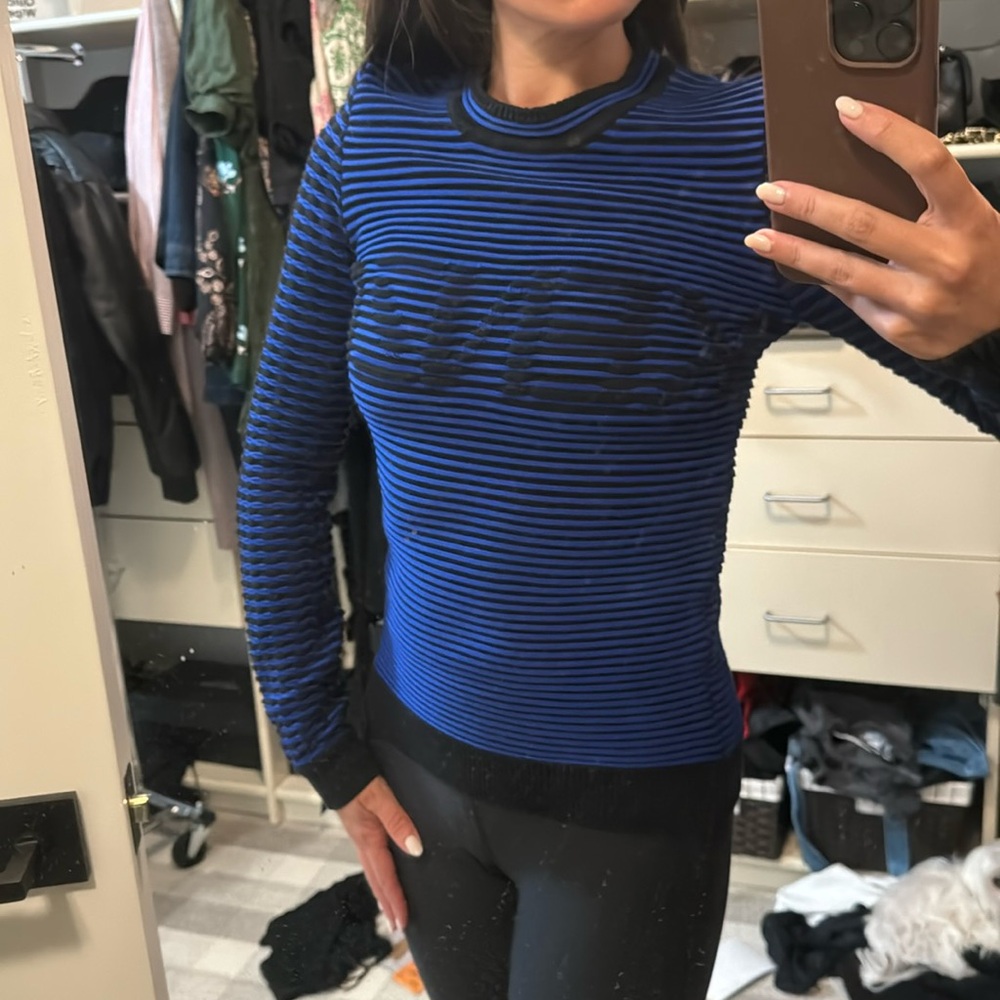 Kenzo blue striped sweater